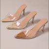 Transparent Stiletto Sandals