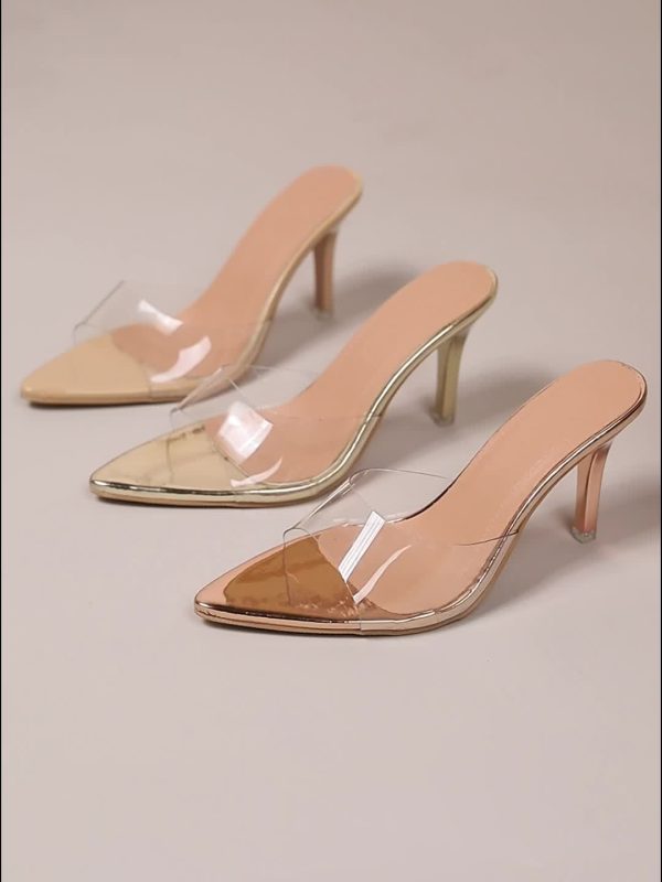 Transparent Stiletto Sandals