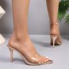 Transparent Stiletto Sandals