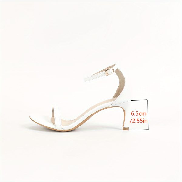 Elegant And Fashionable Women'S Casual Round-Toe High-Heeled Sandals, Perfect for Social Gatherings And Comfortable for Evening Events, Versatile And Stylish.