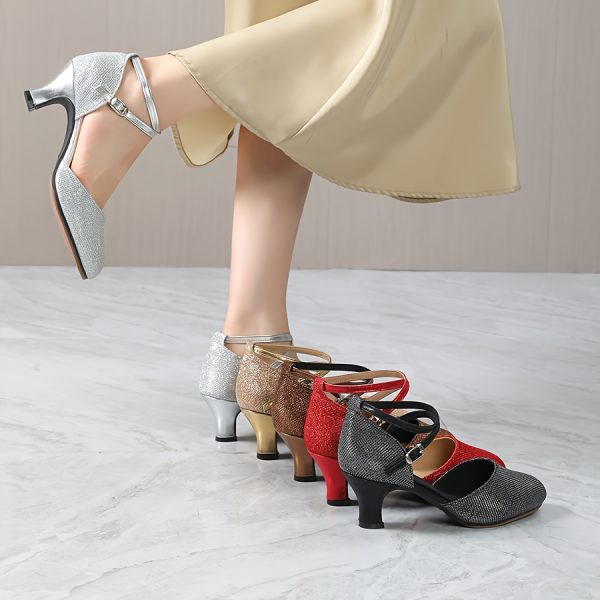 Ladies' Dance Shoes for Latin, Salsa, Ballroom Dancing, Parties, Weddings, And Performances; Stylish Women'S Footwear