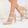Stylish Summer Pointed-Toe Slip-On High Heels: Elegant, Breathable, Versatile Women's Sandals for a Chic Look, Women Shoes