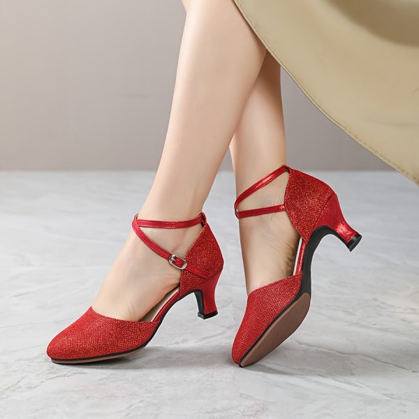 Ladies' Dance Shoes for Latin, Salsa, Ballroom Dancing, Parties, Weddings, And Performances; Stylish Women'S Footwear
