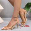Transparent Stiletto Sandals