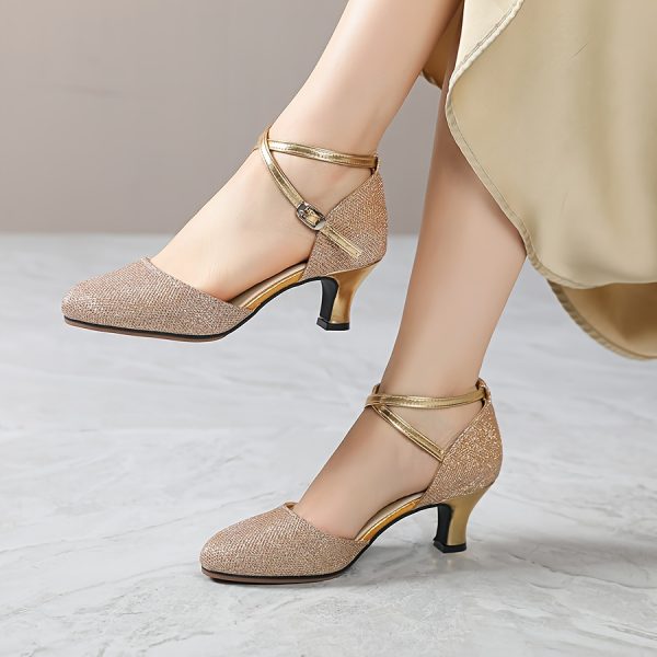 Ladies' Dance Shoes for Latin, Salsa, Ballroom Dancing, Parties, Weddings, And Performances; Stylish Women'S Footwear