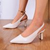 Women's Pointed Toe Simple Elegant Slip-On High Heels