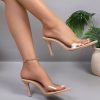 Transparent Stiletto Sandals