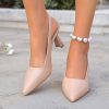 Women's Pointed Toe Simple Elegant Slip-On High Heels