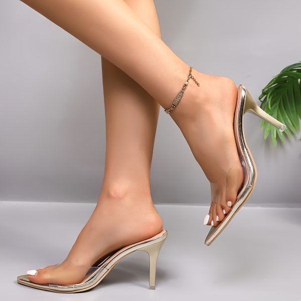 Transparent Stiletto Sandals