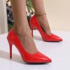 Designer French-Style Patent Pointed Toe Flat Heels with Thin Heel, Versatile and Sexy for the Workplace, Women Shoes